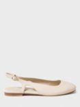 Crew Clothing Leather Slingback Ballet Pumps, Light Pink