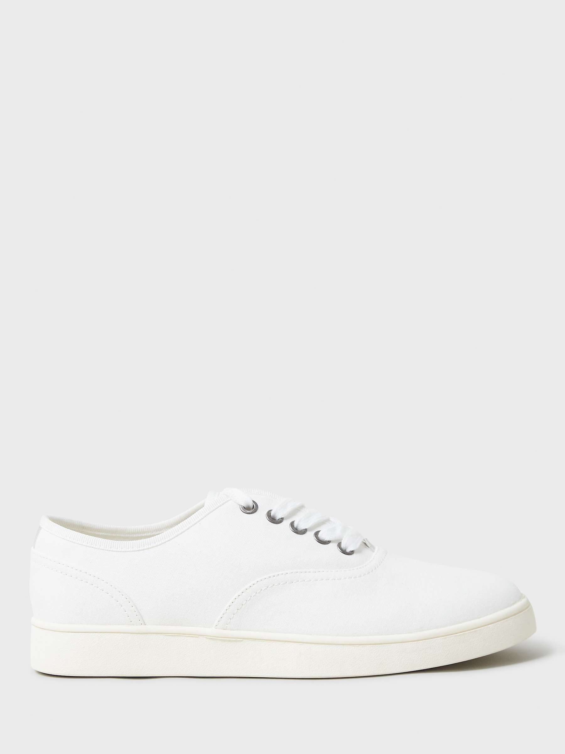 Buy Crew Clothing Canvas Oxford Trainers Online at johnlewis.com