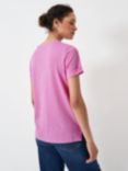 Crew Clothing Perfect Crew Slub T-Shirt, Bright Pink