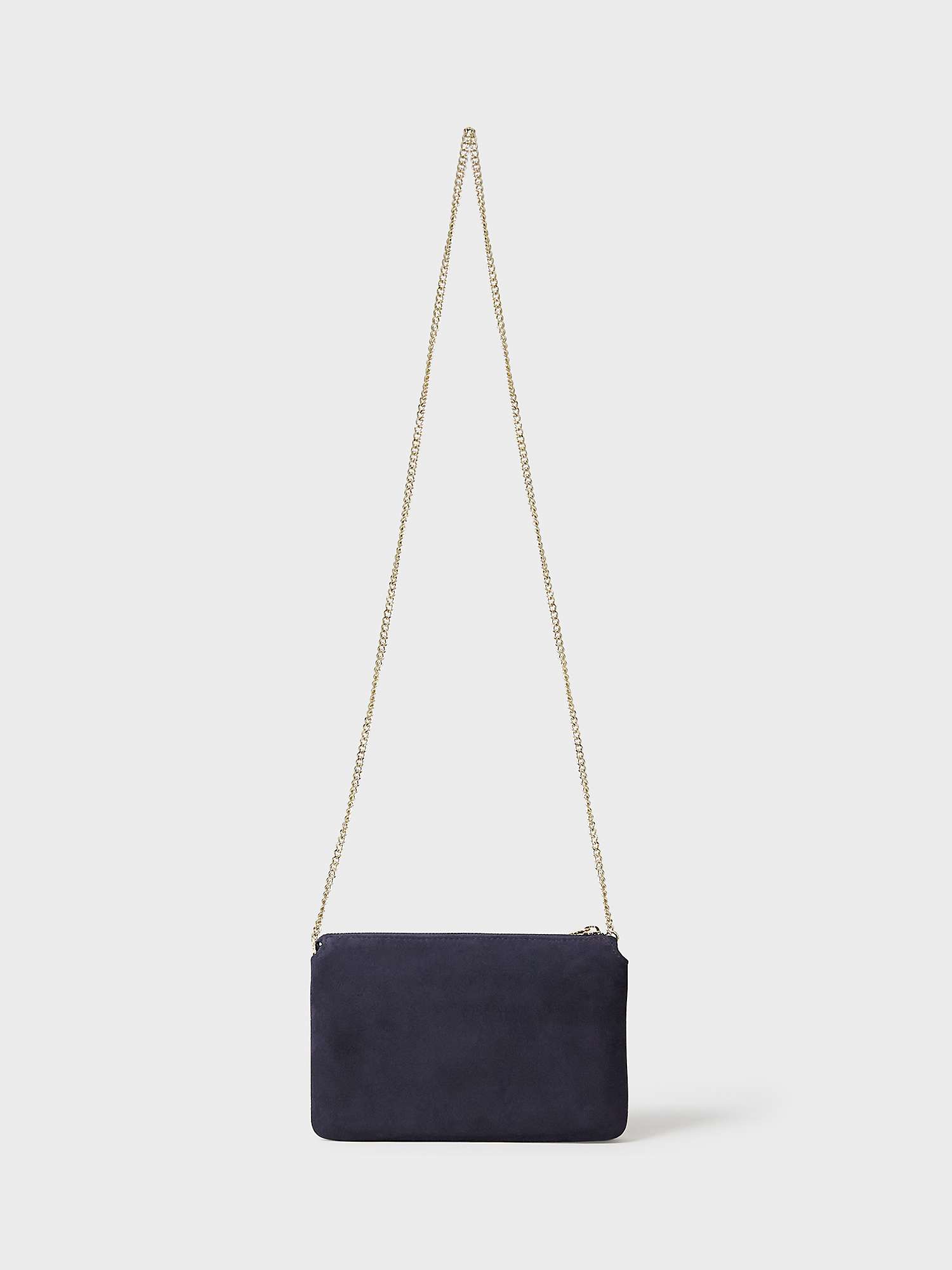 Buy Crew Clothing Occasion Clutch Bag, Navy Blue Online at johnlewis.com