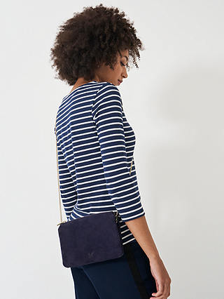 Crew Clothing Occasion Clutch Bag, Navy Blue