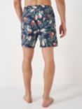 Crew Clothing Hawaiian Print Swim Shorts, Blue/Multi