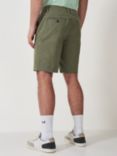 Crew Clothing Bermuda Stretch Chino Shorts, Olive Green