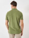 Crew Clothing Towelling Polo Shirt, Light Green