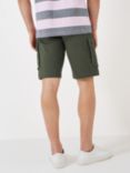 Crew Clothing Cargo Shorts, Olive Green