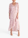 chesca Devoree Dress & Jacket Set, Shell Pink