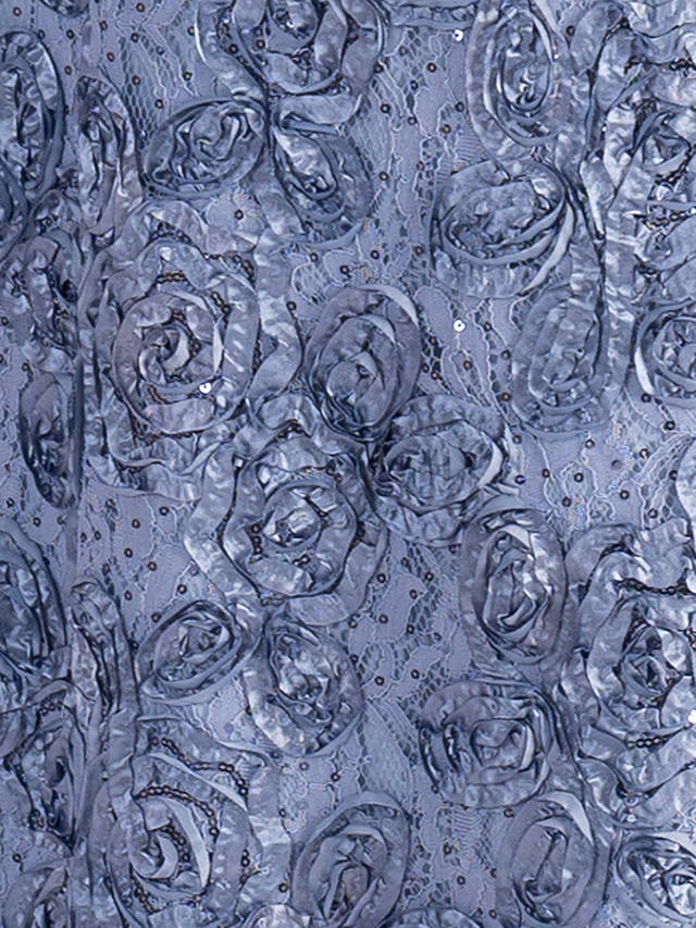 chesca Rosette Detail Lace Maxi Dress, Blue
