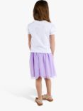 Brand Threads Kids' Disney Frozen T-Shirt and Skirt Set, Purple/Multi