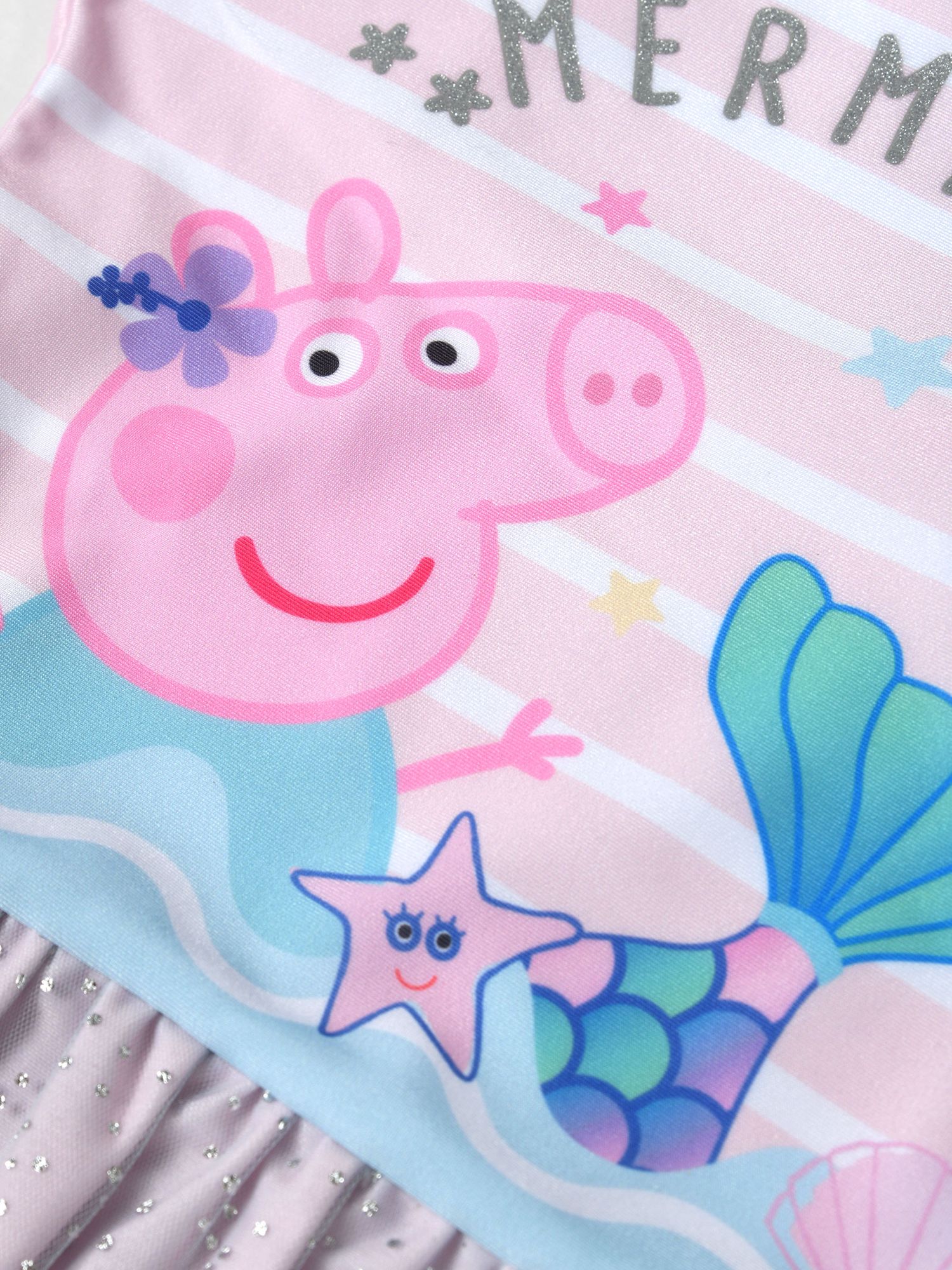 Buy Brand Threads Kids' Peppa Pig Swimsuit, Pink/Multi Online at johnlewis.com