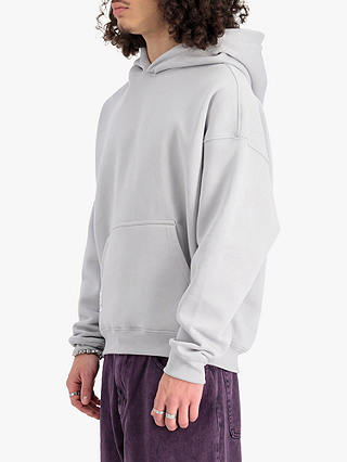 Alpha Industries Logo BP Hoodie, Pastel Grey