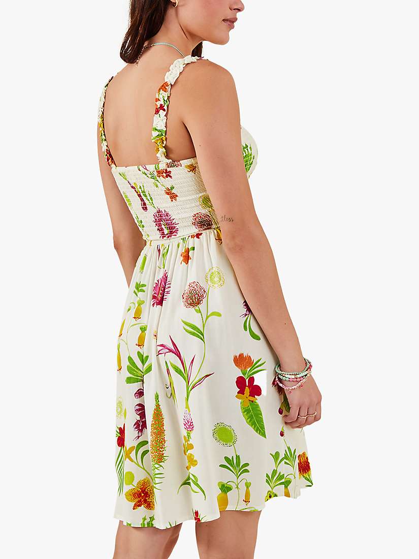 Buy Accessorize Botanical Print Dress, White/Multi Online at johnlewis.com