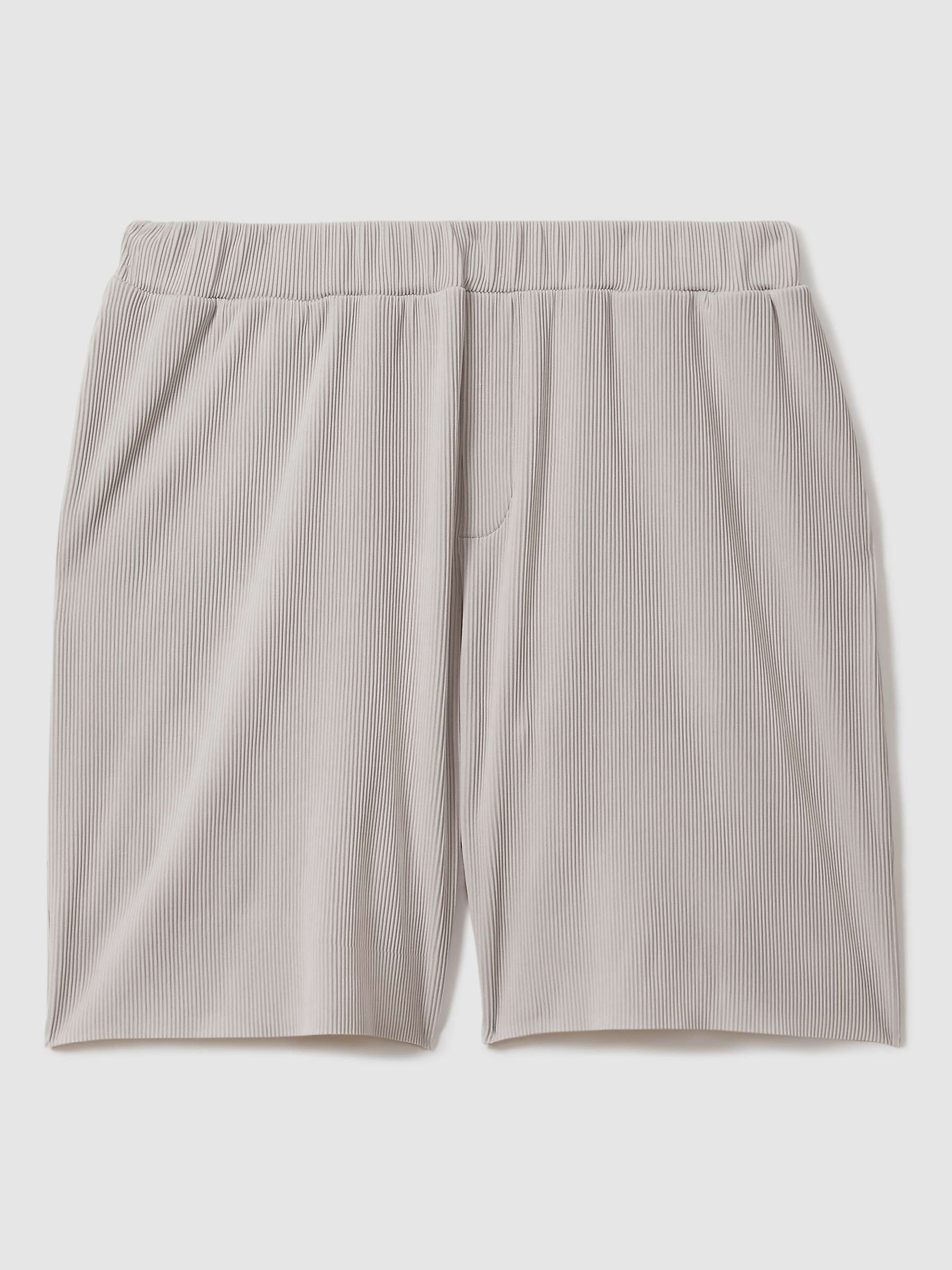 Buy Reiss Conor Drawstring Shorts, Silver Online at johnlewis.com
