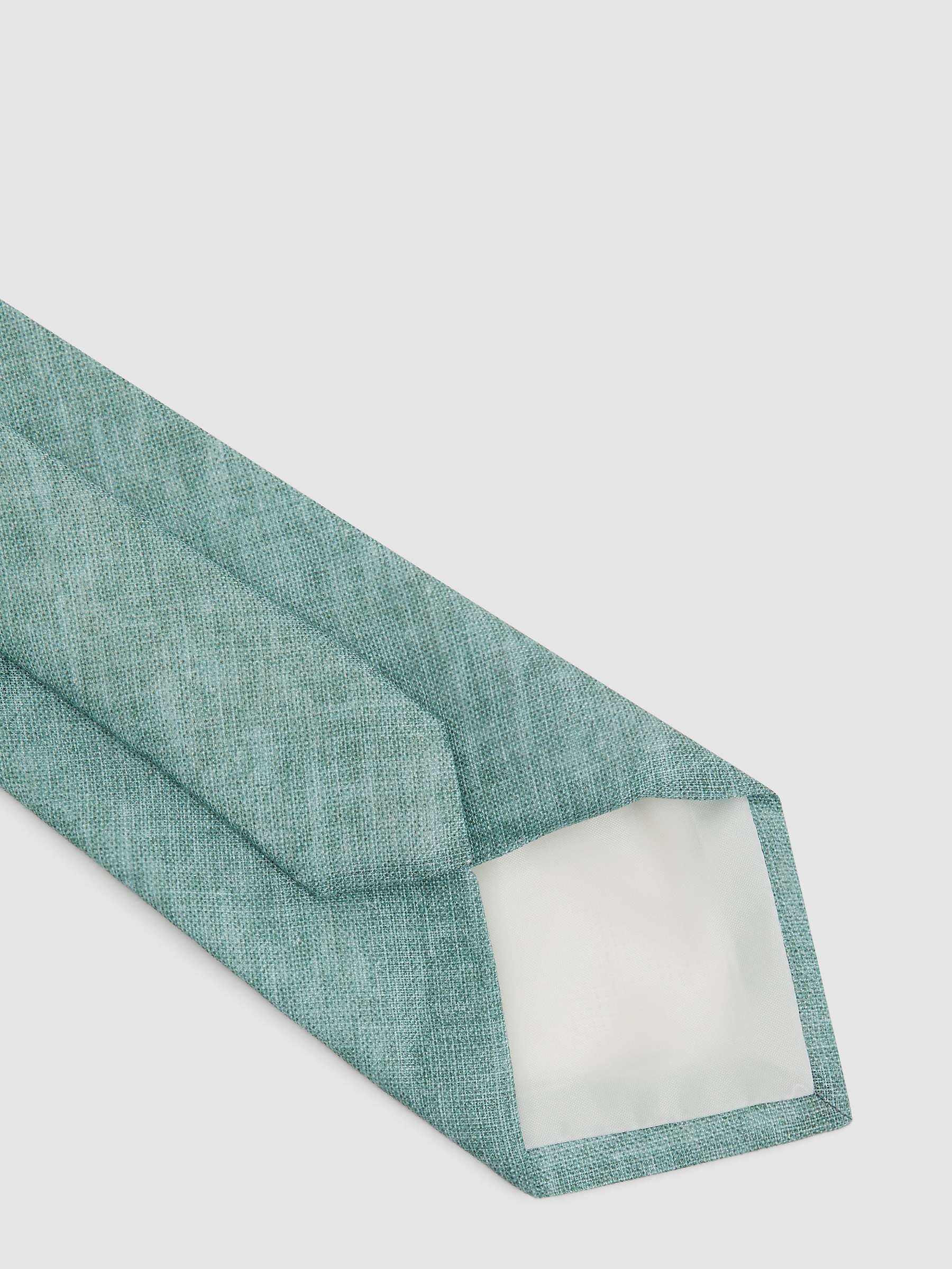 Buy Reiss Vitali Linen Tie, Pistachio Online at johnlewis.com