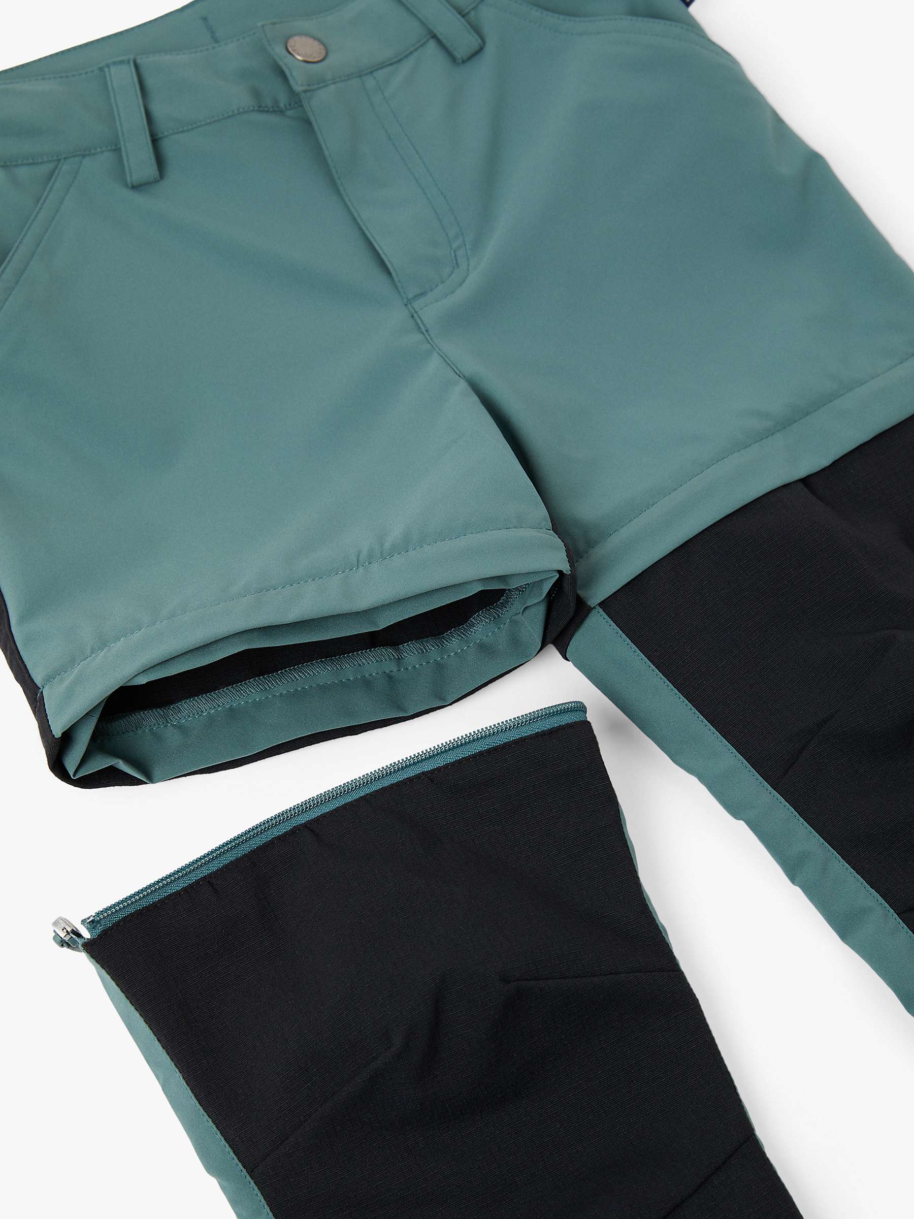 Buy Polarn O. Pyret Kids' Recycled Water Repellent Outerwear Trousers, Blue Teal Online at johnlewis.com