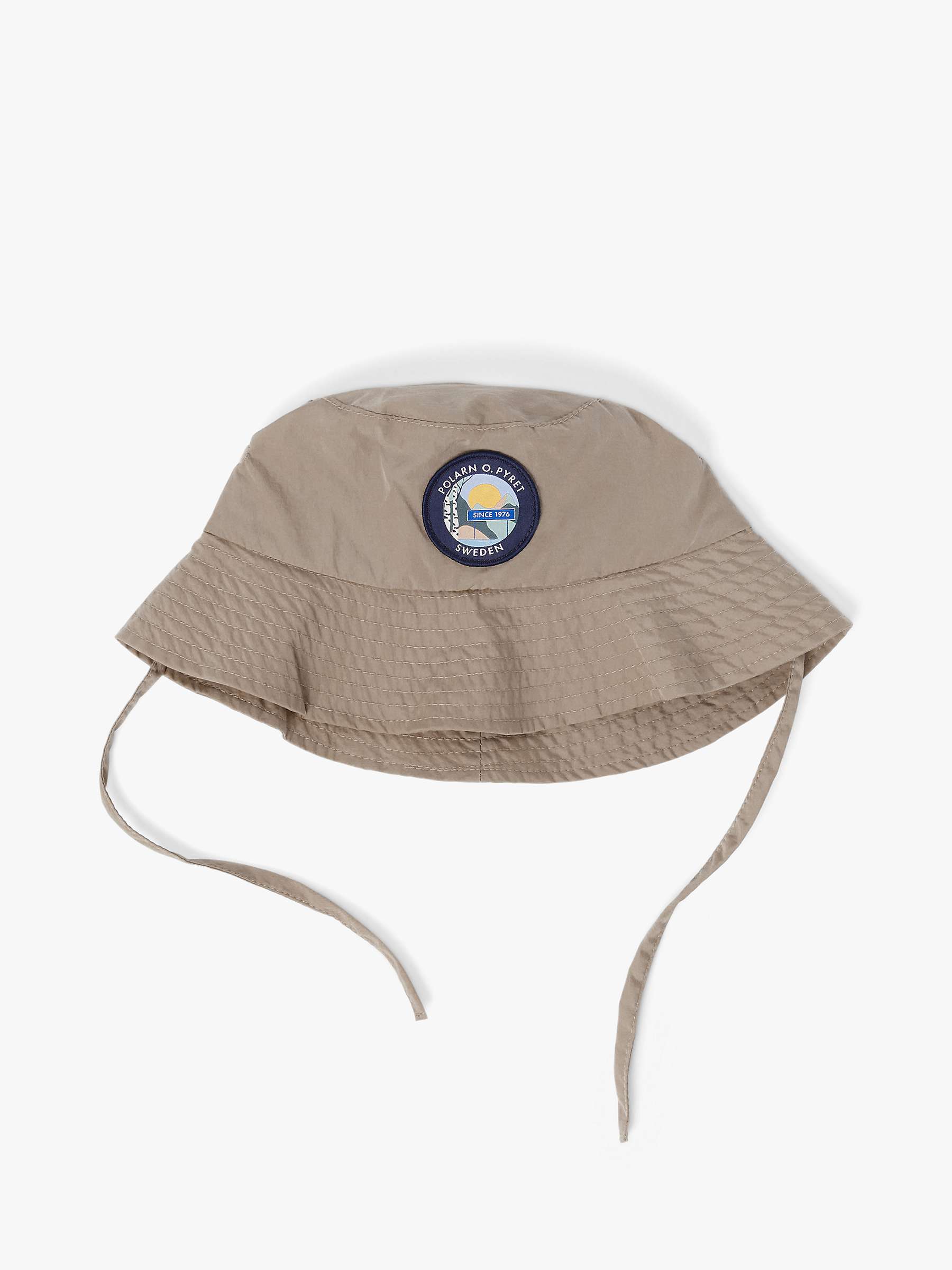 Buy Polarn O. Pyret Baby Bucket Hat, Natural Online at johnlewis.com