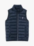 Polarm O. Pyret Kids' Quilted Gilet, Blue