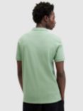 AllSaints Reform Organic Cotton Polo Shirt, Shamrock Green