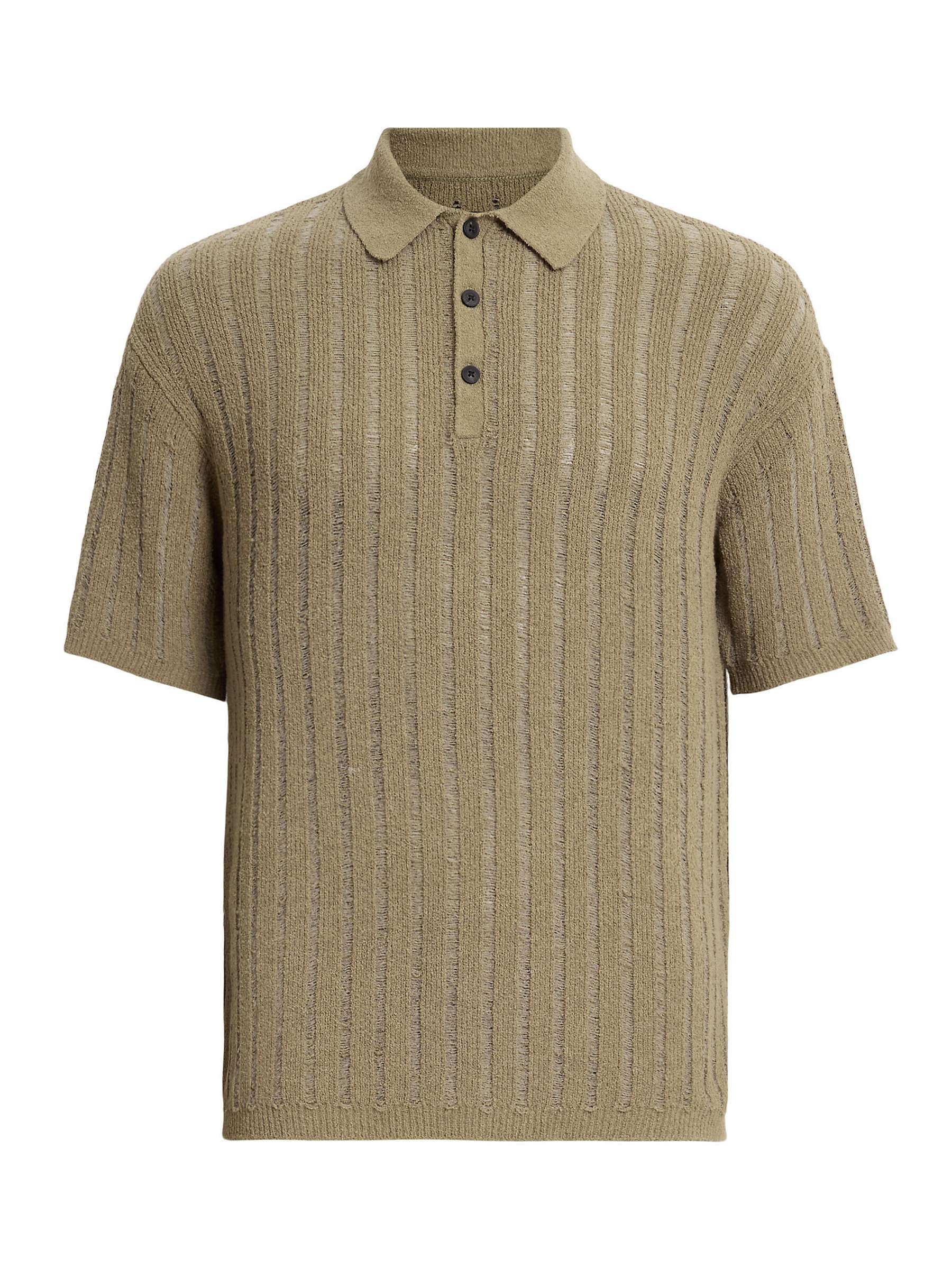 Buy AllSaints Miller Short Sleeve Polo Shirt Online at johnlewis.com