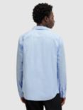AllSaints Tahoe Long Sleeve Cotton Shirt, Bethel Blue