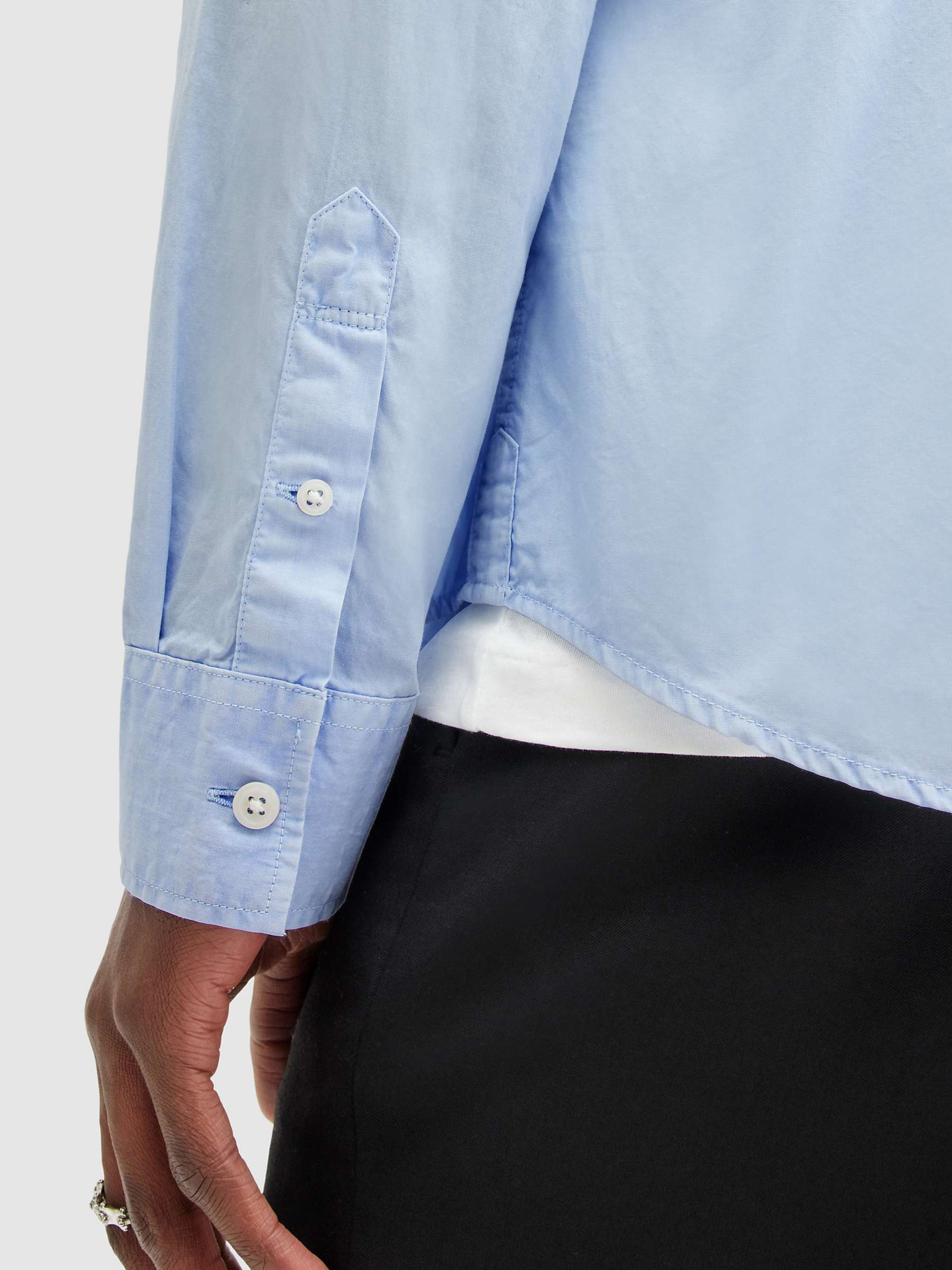 Buy AllSaints Tahoe Long Sleeve Cotton Shirt Online at johnlewis.com