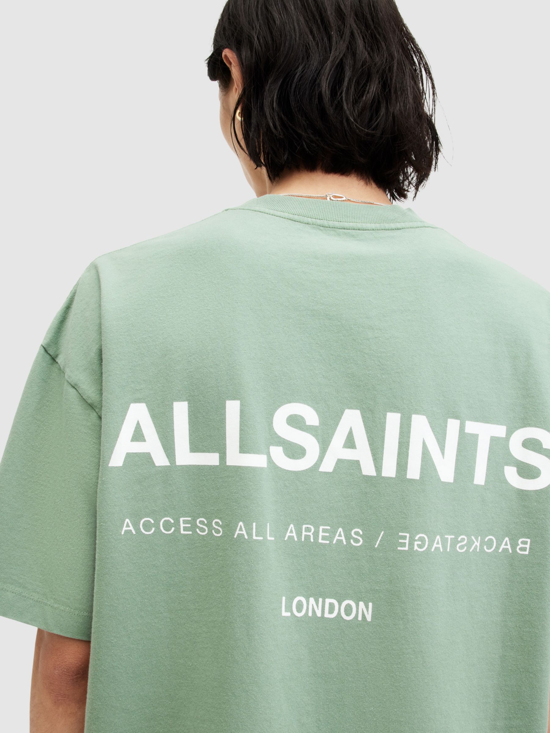 Buy AllSaints Access Organic Cotton Oversized T-Shirt Online at johnlewis.com