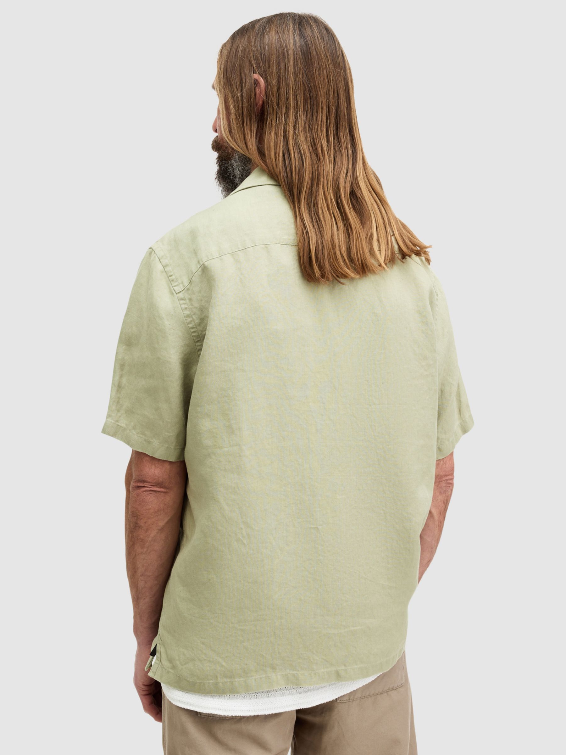 Buy AllSaints Audley Short Sleeve Shirt Online at johnlewis.com