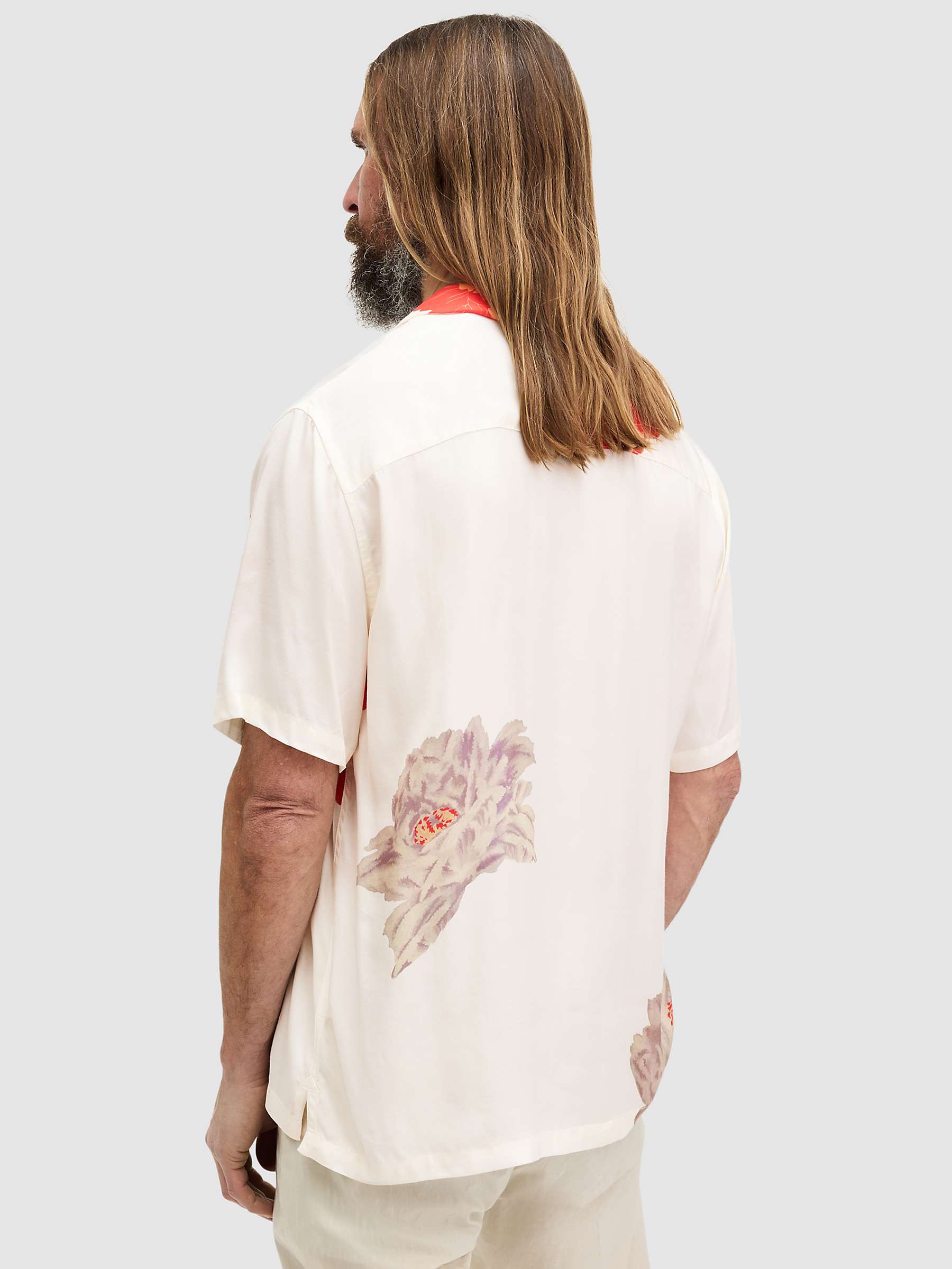 Buy AllSaints Roze Floral Print Short Sleeve Shirt Online at johnlewis.com