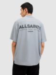 AllSaints Access Short Sleeve Shirt, Skyline Grey