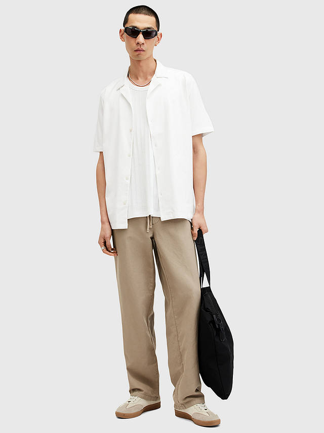 AllSaints Hudson Short Sleeve Shirt, White