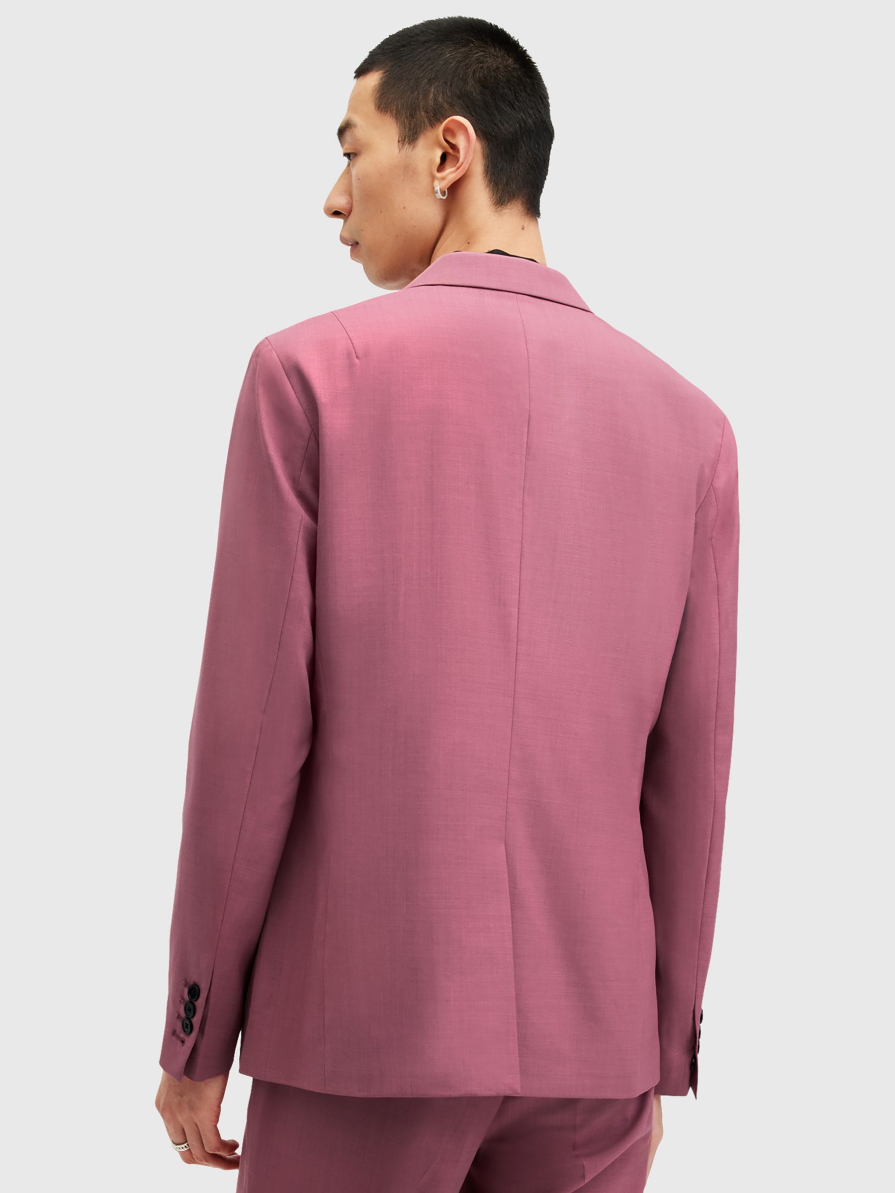 Buy AllSaints Aura Skinny Fit Blazer, Pink Online at johnlewis.com