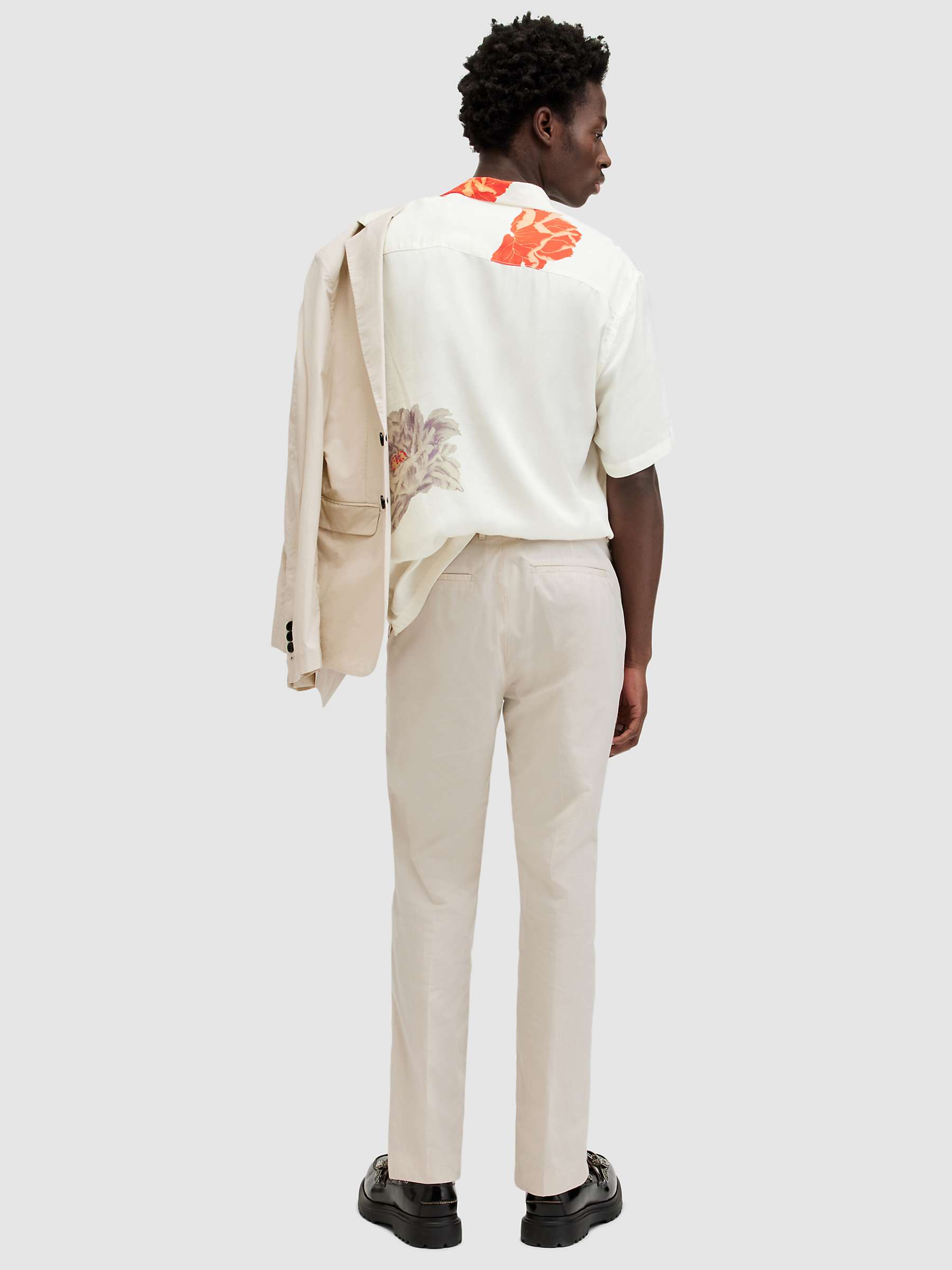 Buy AllSaints Mars Trousers, Bailey Taupe Online at johnlewis.com