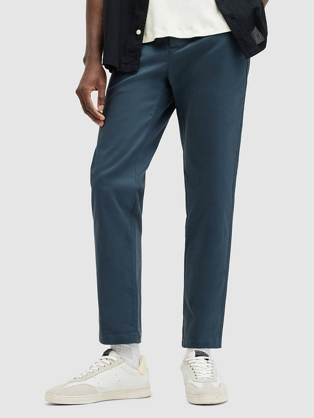 AllSaints Walde Chino Trousers, Workers Blue