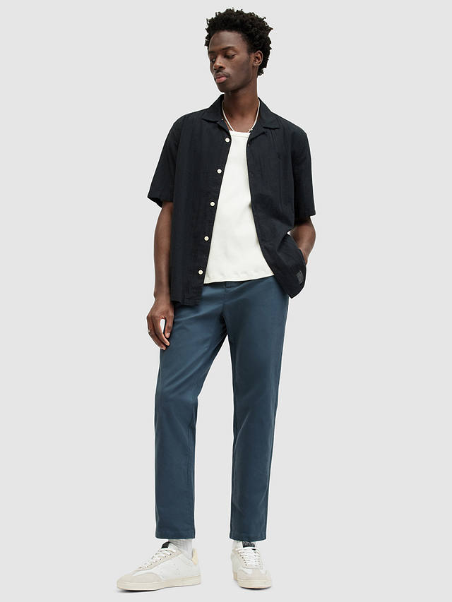 AllSaints Walde Chino Trousers, Workers Blue
