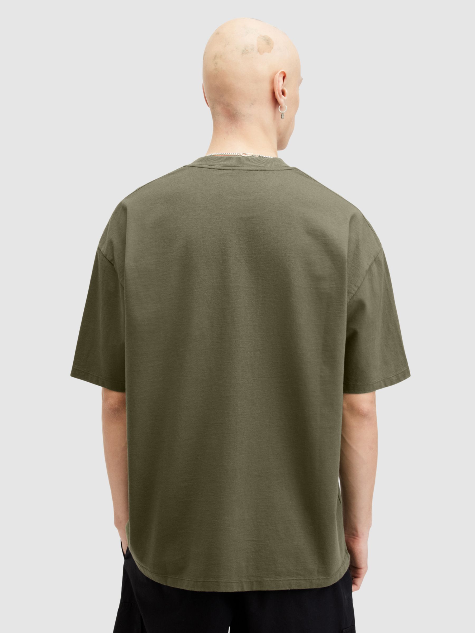 Buy AllSaints Xander Short Sleeve Crew T-Shirt Online at johnlewis.com