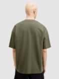 AllSaints Xander Short Sleeve Crew T-Shirt, Green