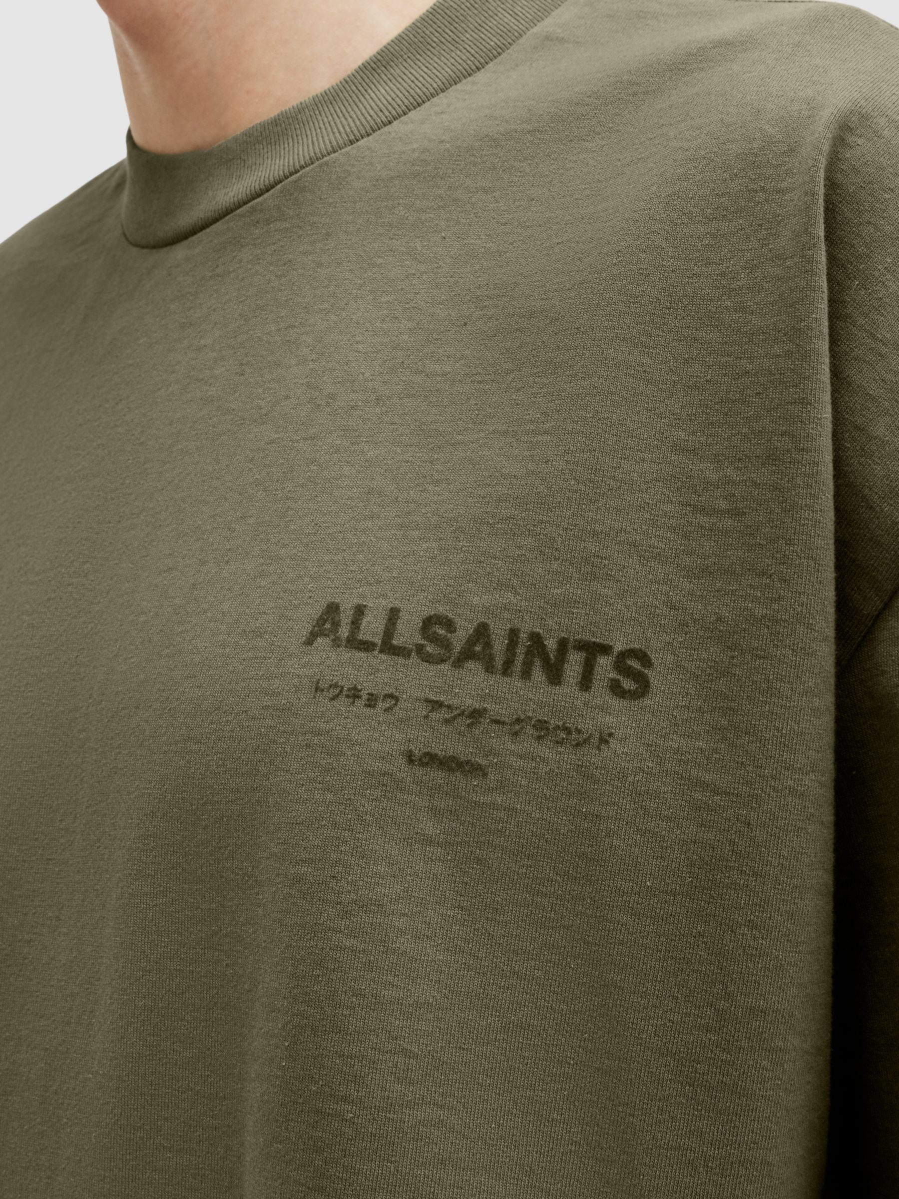 Buy AllSaints Xander Short Sleeve Crew T-Shirt Online at johnlewis.com