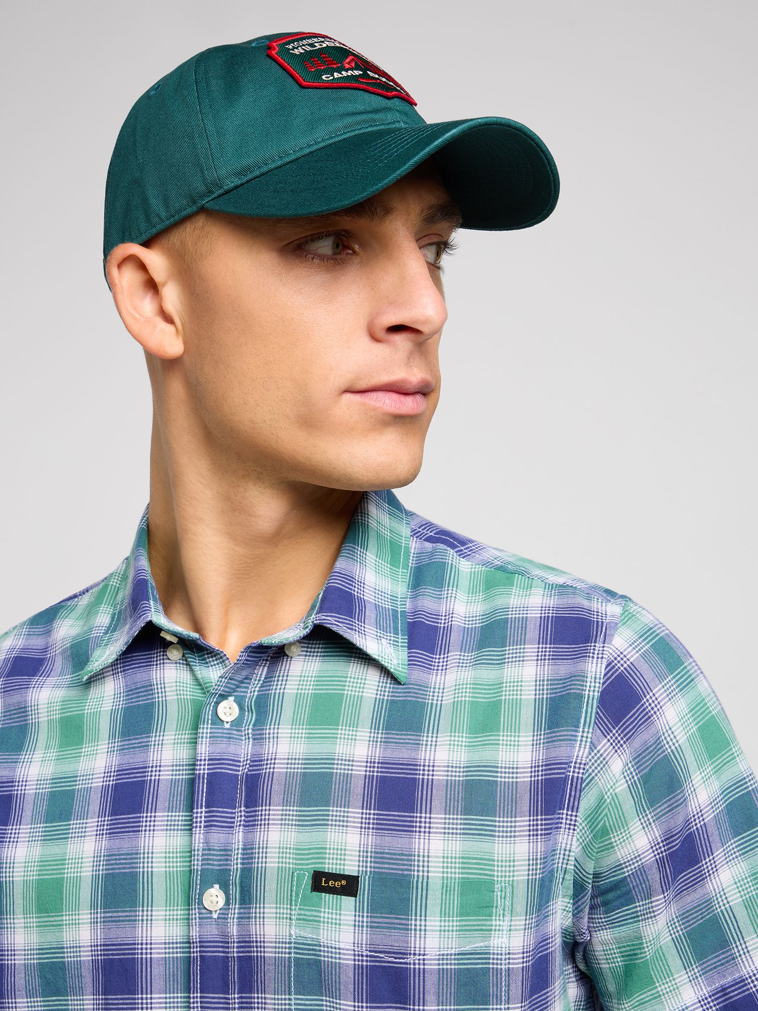 Buy Lee Workwear Cap, Green Online at johnlewis.com