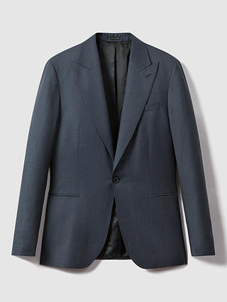 Reiss Humble Slim Fit Wool Suit Blazer, Airforce Blue