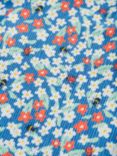 Frugi Kids' Courtney Organic Cotton Blend Floral Fun Culottes, Blue/Multi