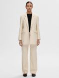 SELECTED FEMME Rita Relaxed Blazer, Birch, Birch