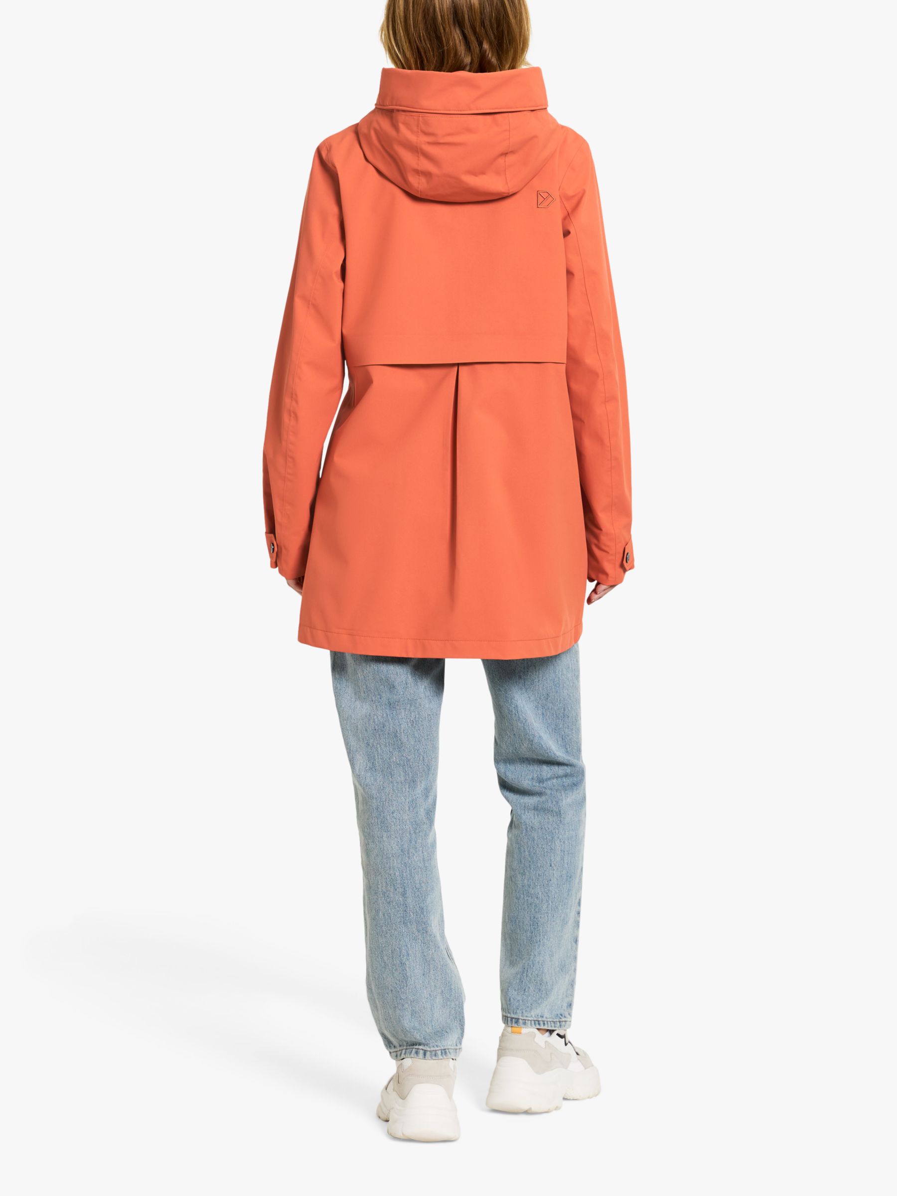 Buy Didriksons Edith Waterproof Parka, Brique Red Online at johnlewis.com