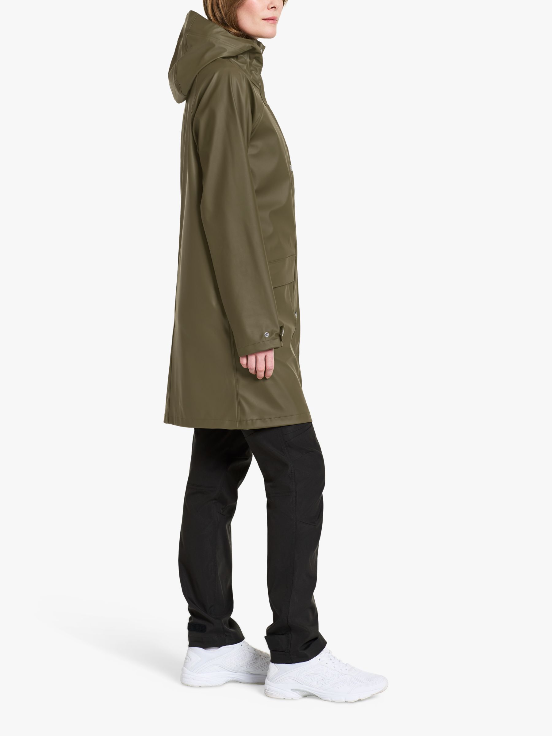 Didriksons Ellywn Straight Fit Parka, Fog Green