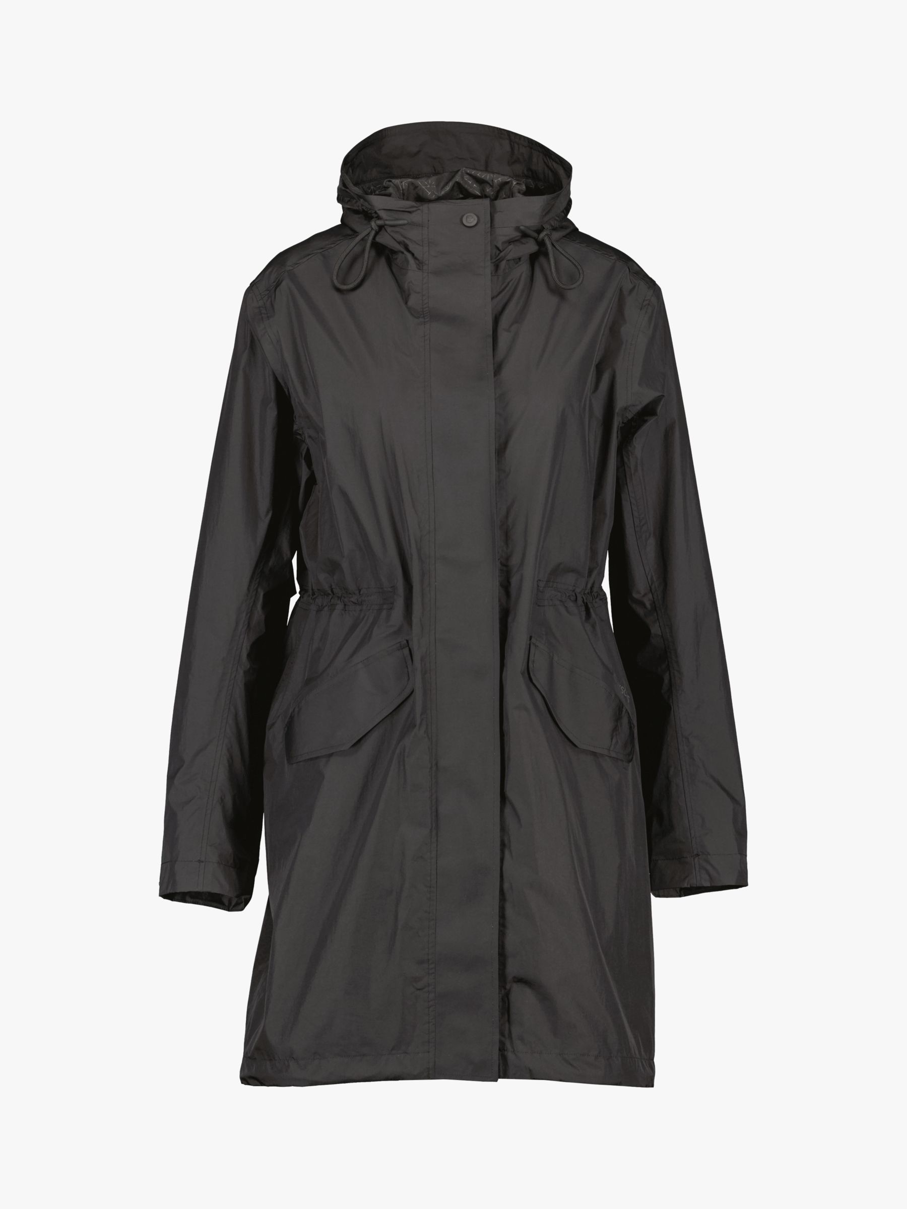 Buy Didriksons Amell Hooded Parka, Black Online at johnlewis.com