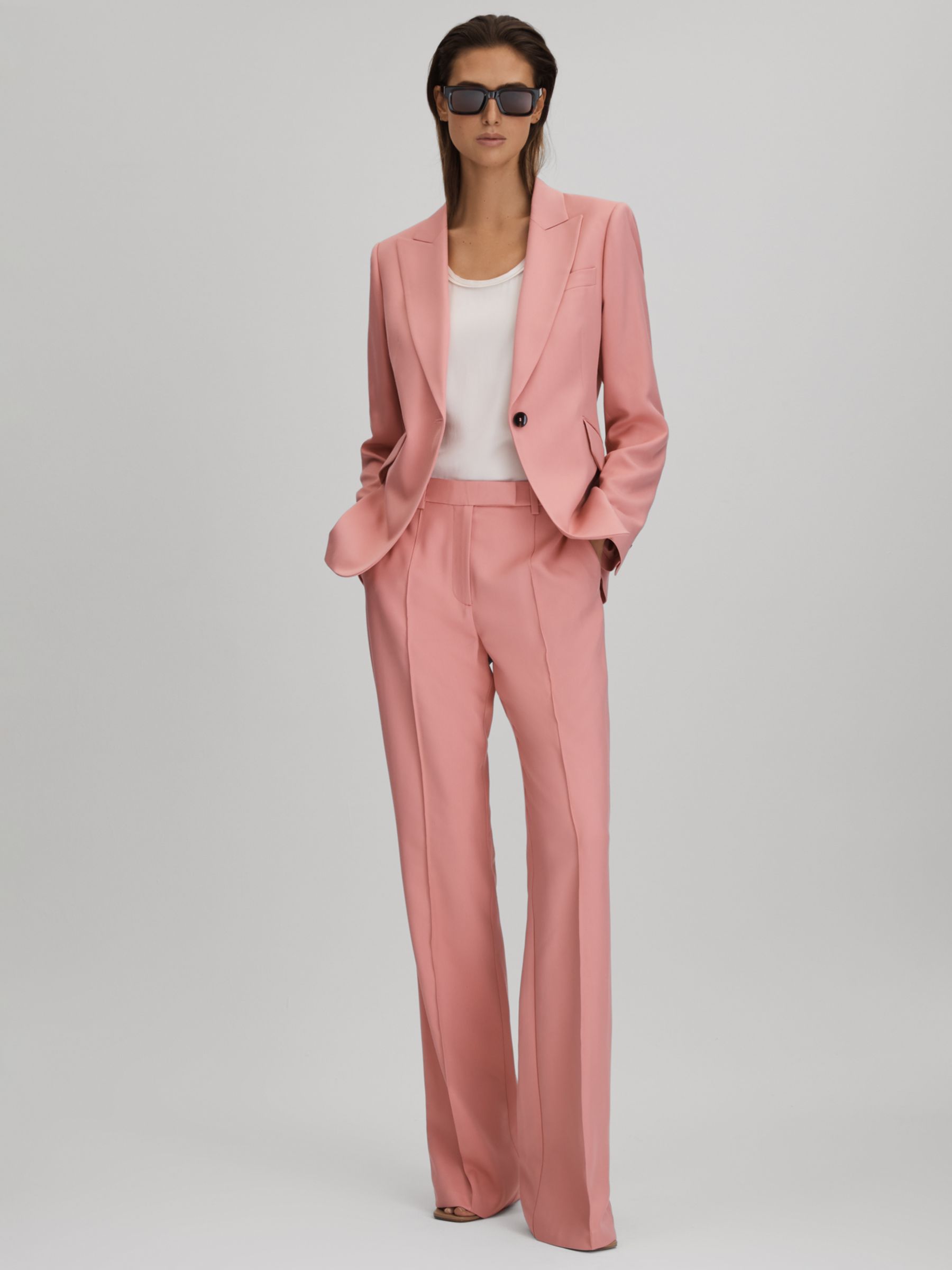 EF x Wyse Tailored Suit Trouser - Rose Pink – WYSE London