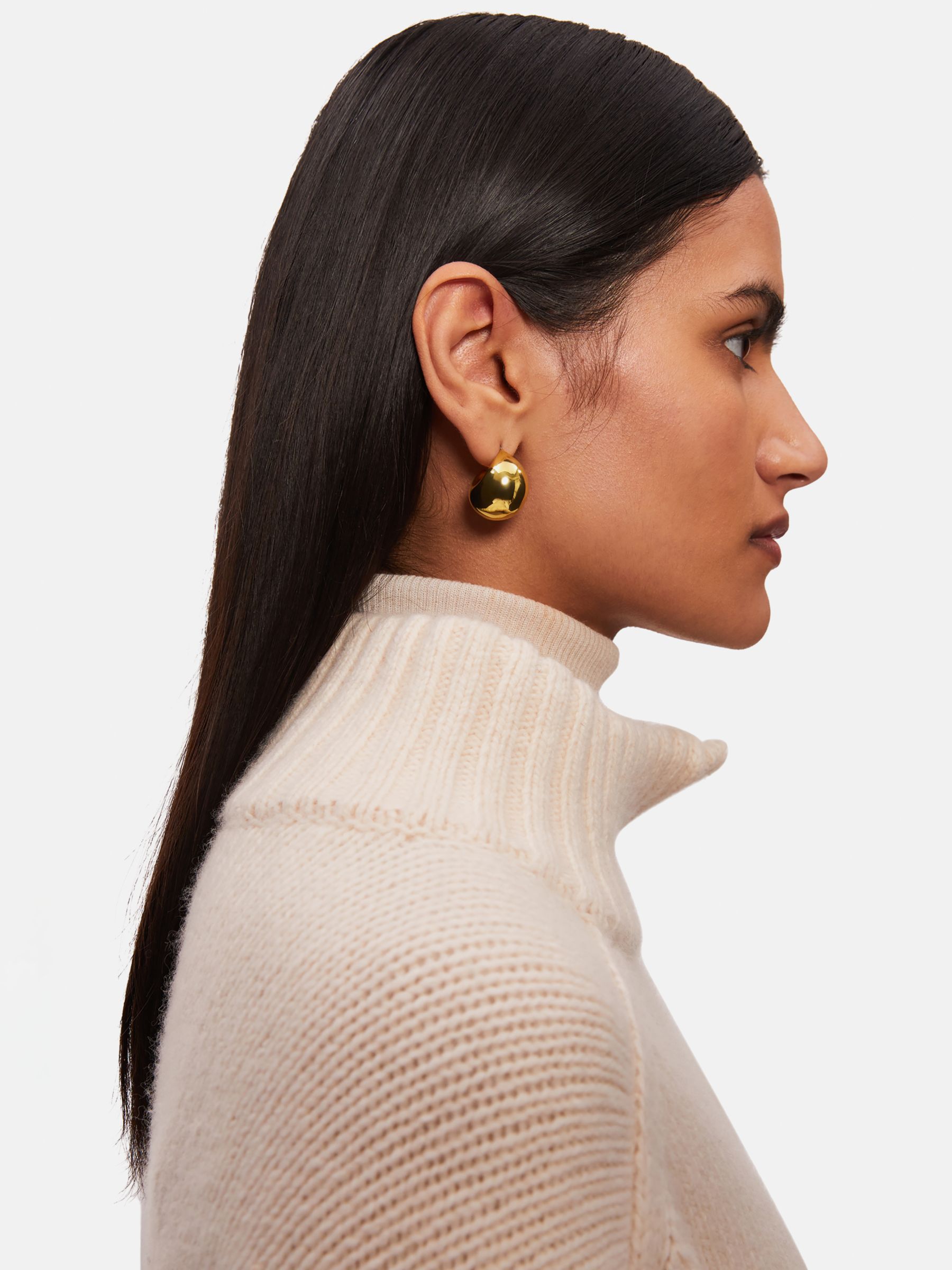 Buy Jigsaw Chunky Dome Earrings Online at johnlewis.com