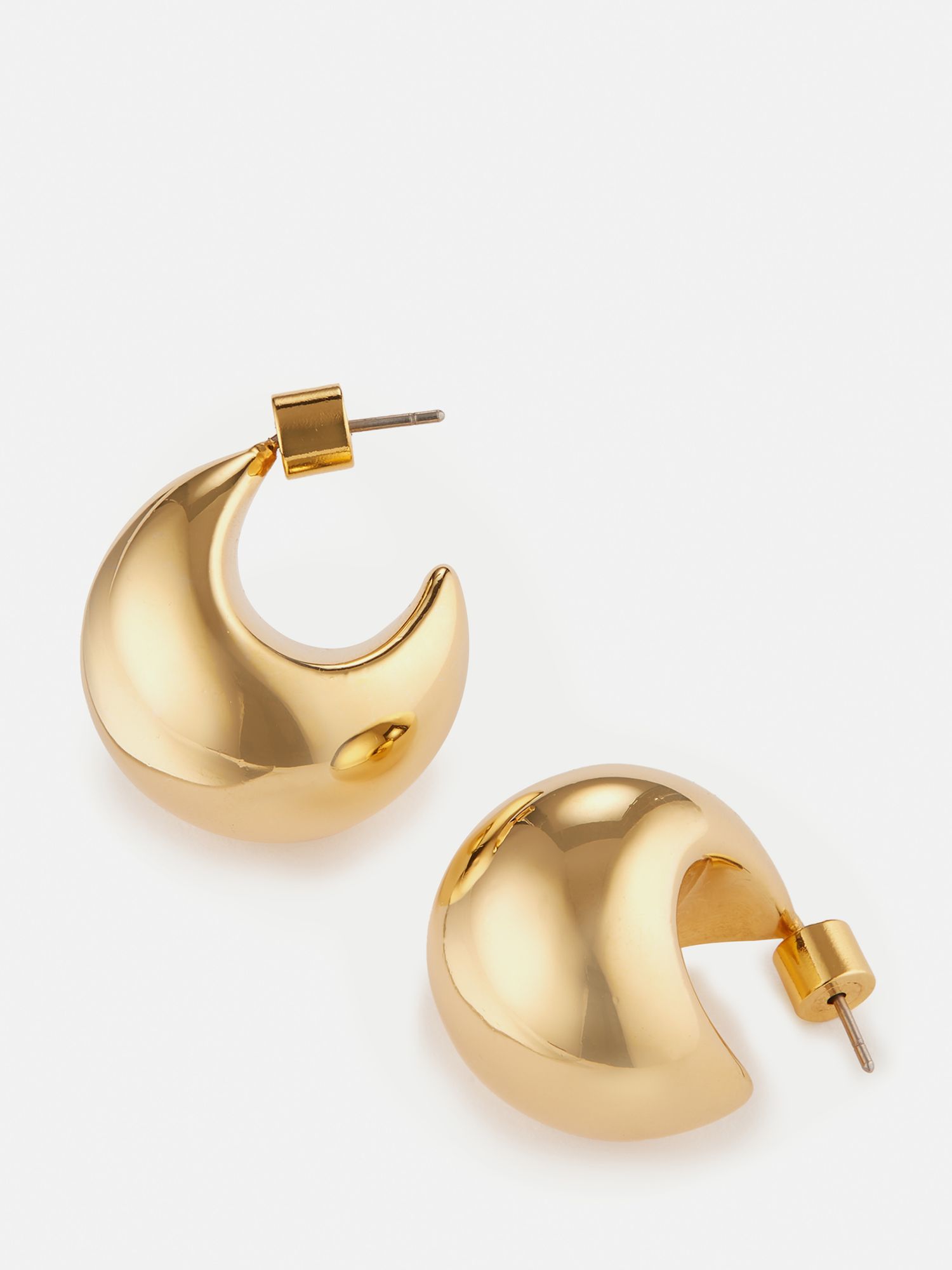 Buy Jigsaw Chunky Dome Earrings Online at johnlewis.com