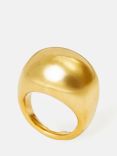 Jigsaw Chunky Dome Ring, Gold