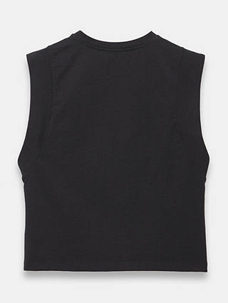 Mint Velvet Utility Cropped T-Shirt, Black