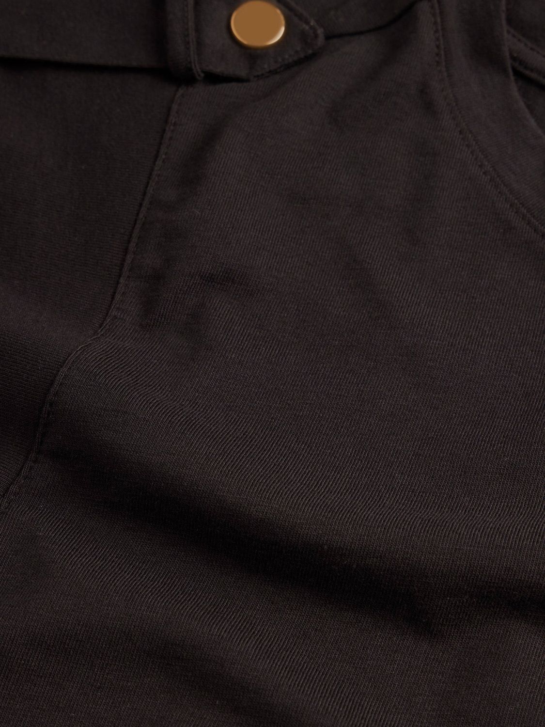 Buy Mint Velvet Utility Cropped T-Shirt, Black Online at johnlewis.com