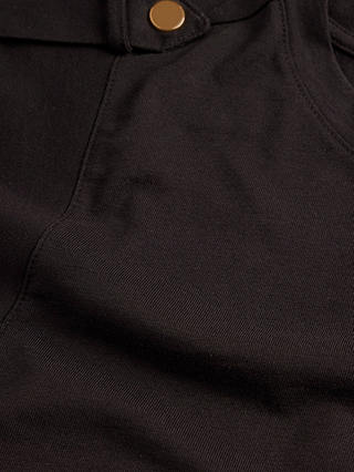 Mint Velvet Utility Cropped T-Shirt, Black